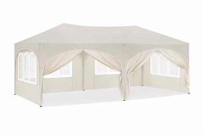 Tonnelle de jardin 3 x 6 mètres Beige